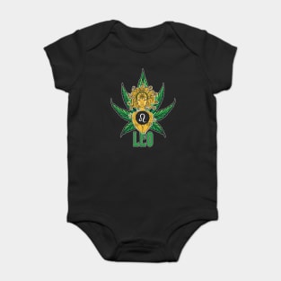 Leo Weed Shirt, Zodiac Cannabis, Leo Marijuana Shirt, Leo Gift, Leo Zodiac tee, Leo tee, zodiac birthday gift, Zodiac Pot Leaf, Zodiac Gift Baby Bodysuit